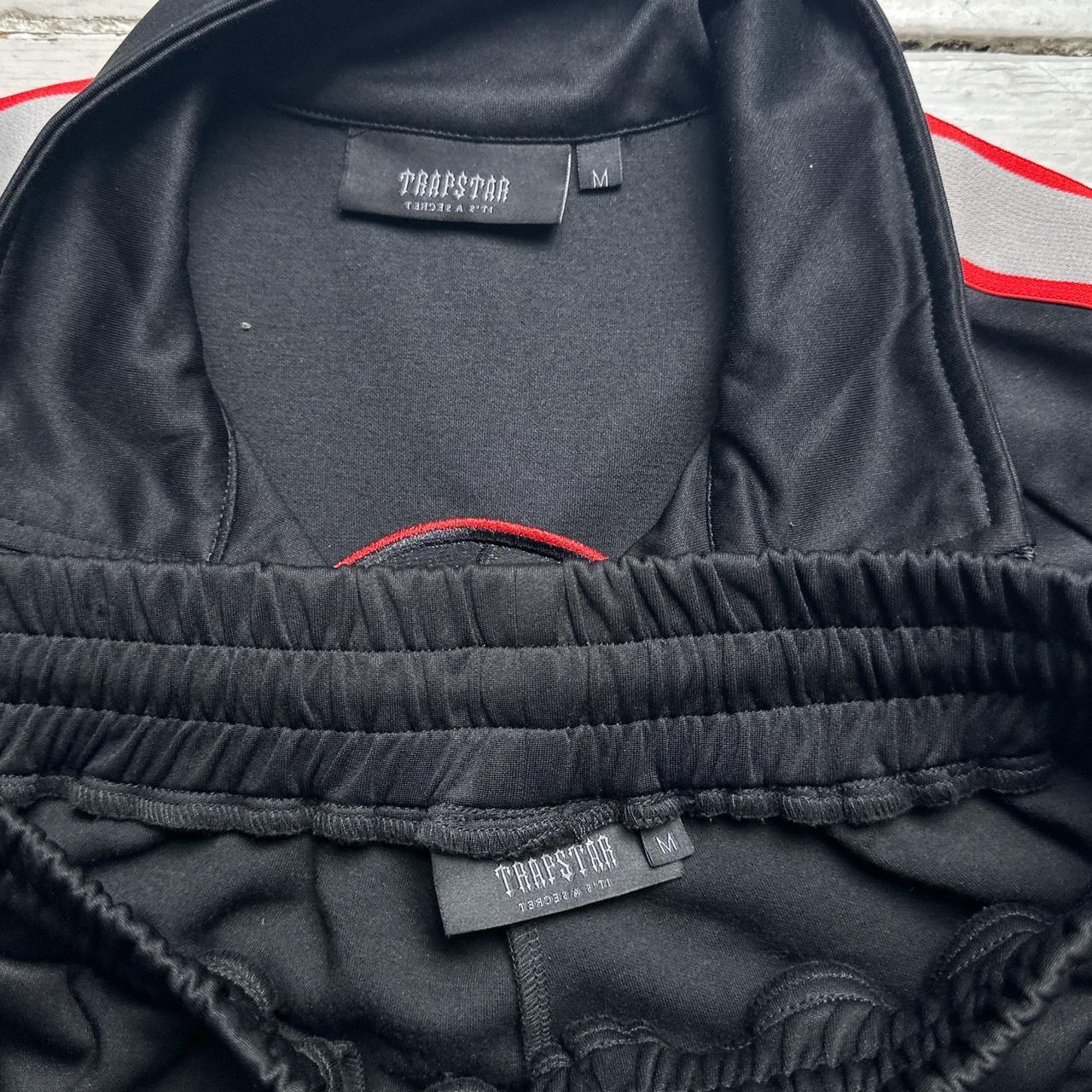 Trapstar London Shooters Black and Red Full Tracksuit (M)