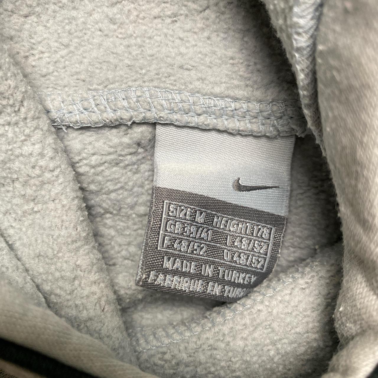Nike Centre Swoosh Y2K Vintage Light Baby Blue Hoodie (M)