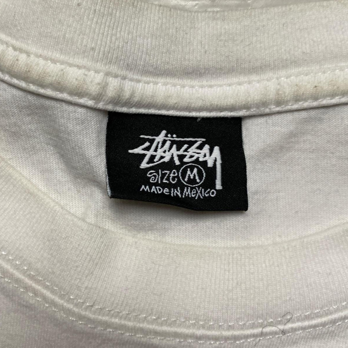 Stussy Bob Marley Excuse Me While I Light My Spliff White T Shirt (M)