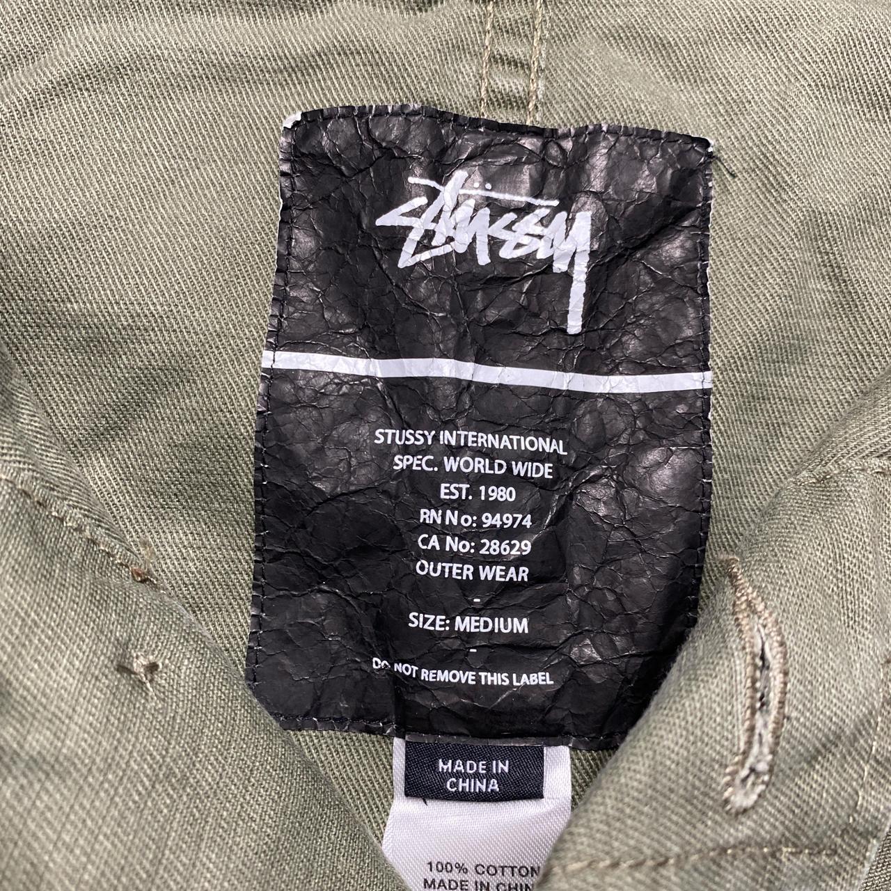Stussy Green Army Jacket Shirt