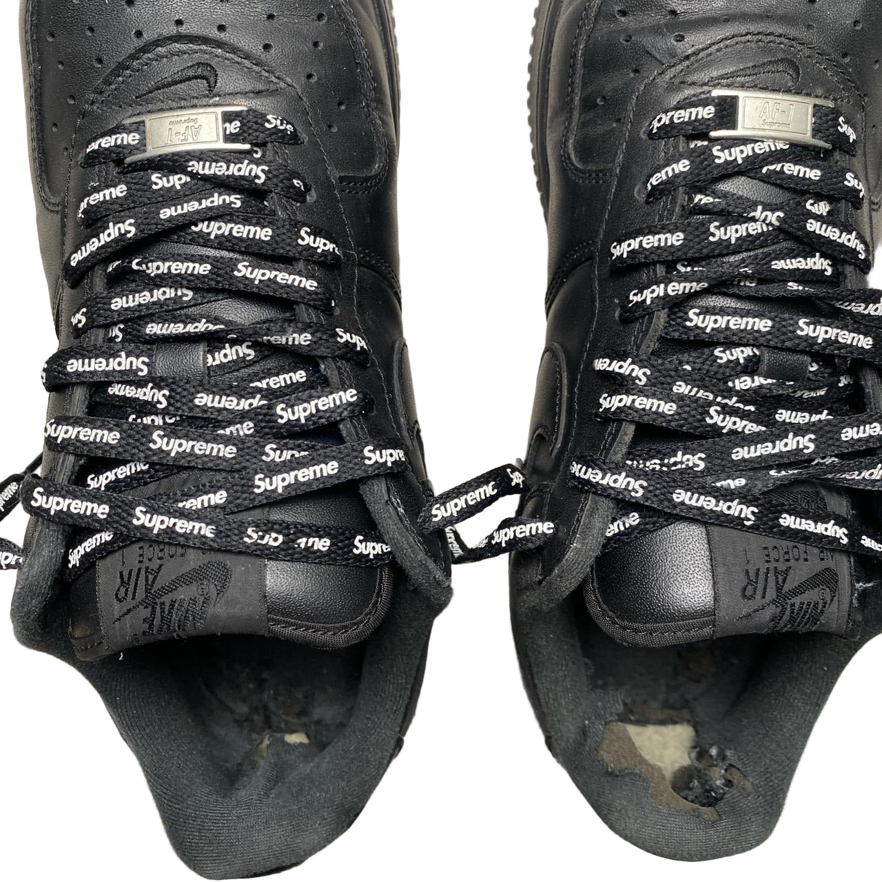 Nike Air Force 1 Supreme Black (UK 7)