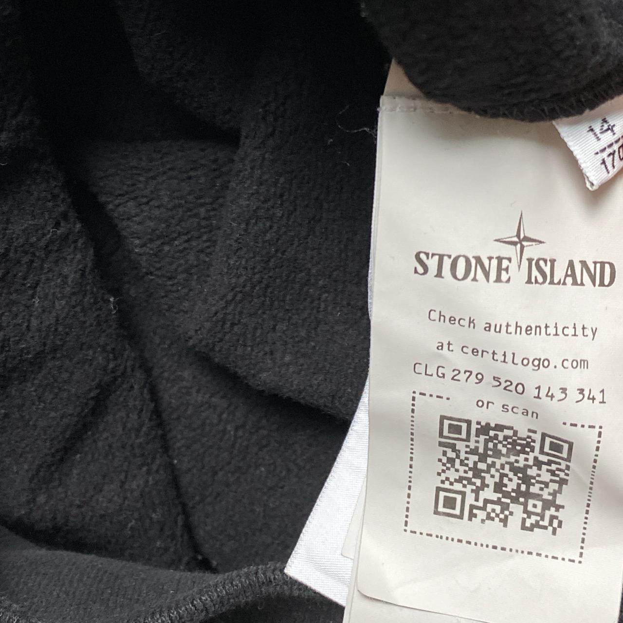Stone Island Junior Black Crewneck Jumper (S)