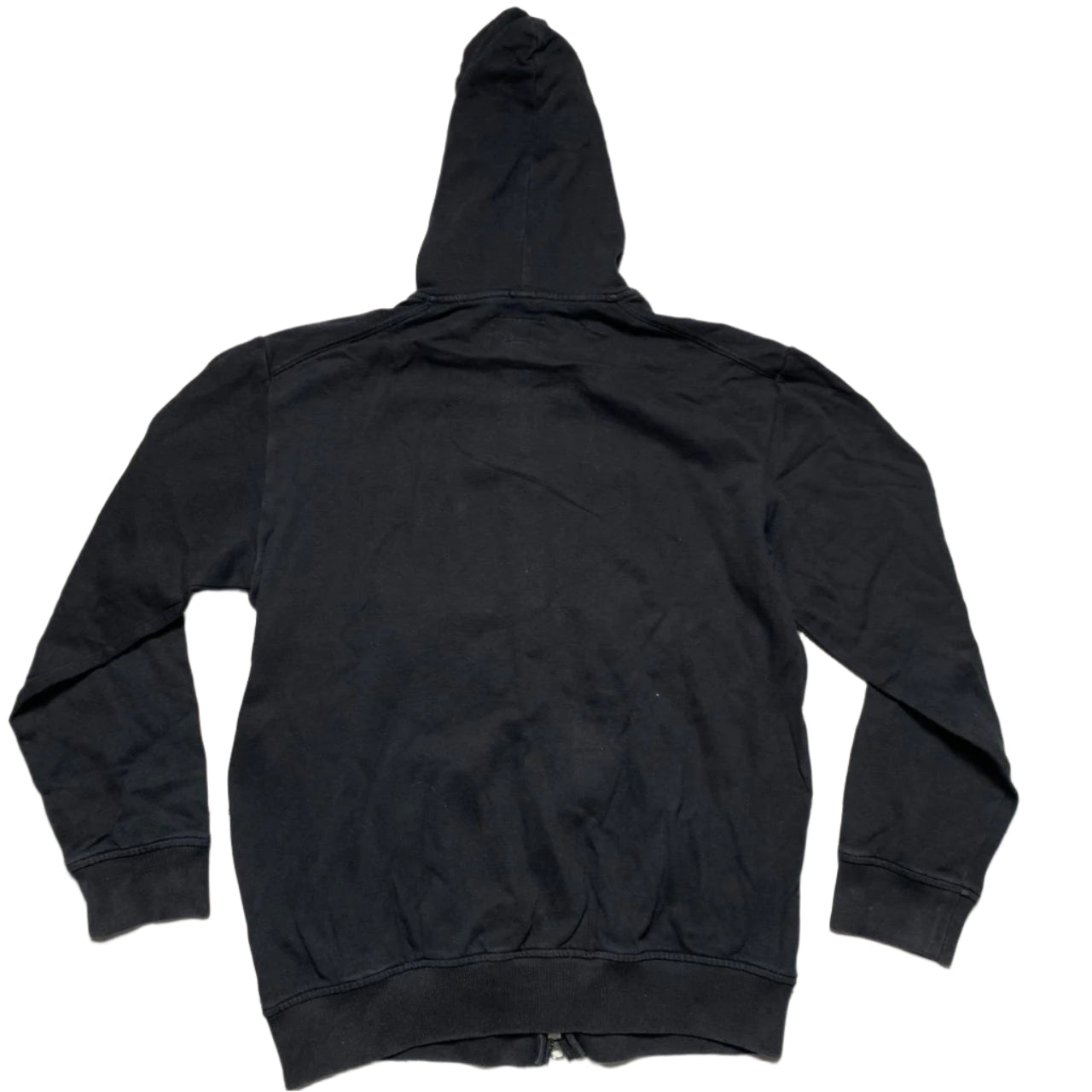 Armani Black and Grey Zip Hoodie (L)
