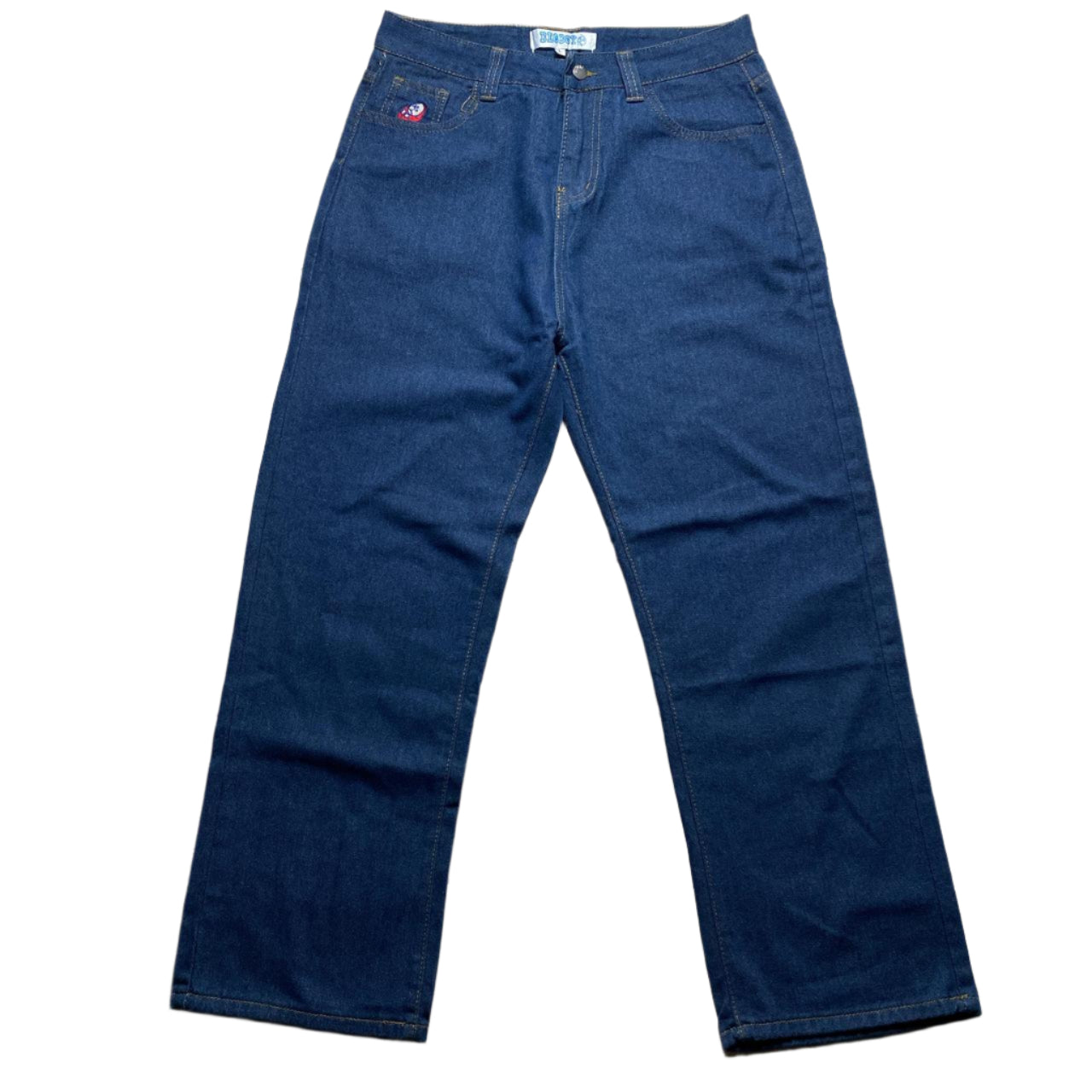 Polar Skate Co Big Boy Skateboard Baggy Navy Jeans (32W)