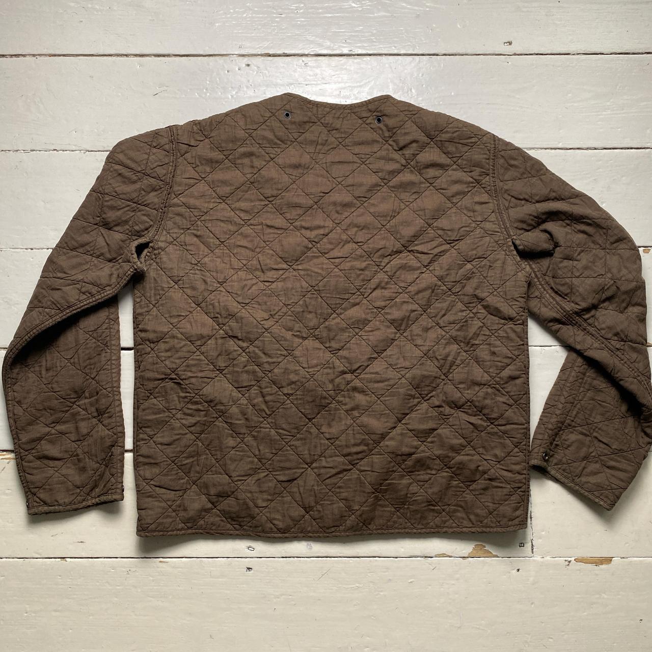 Stone Island Brown Inner Quilted Layer Brown
