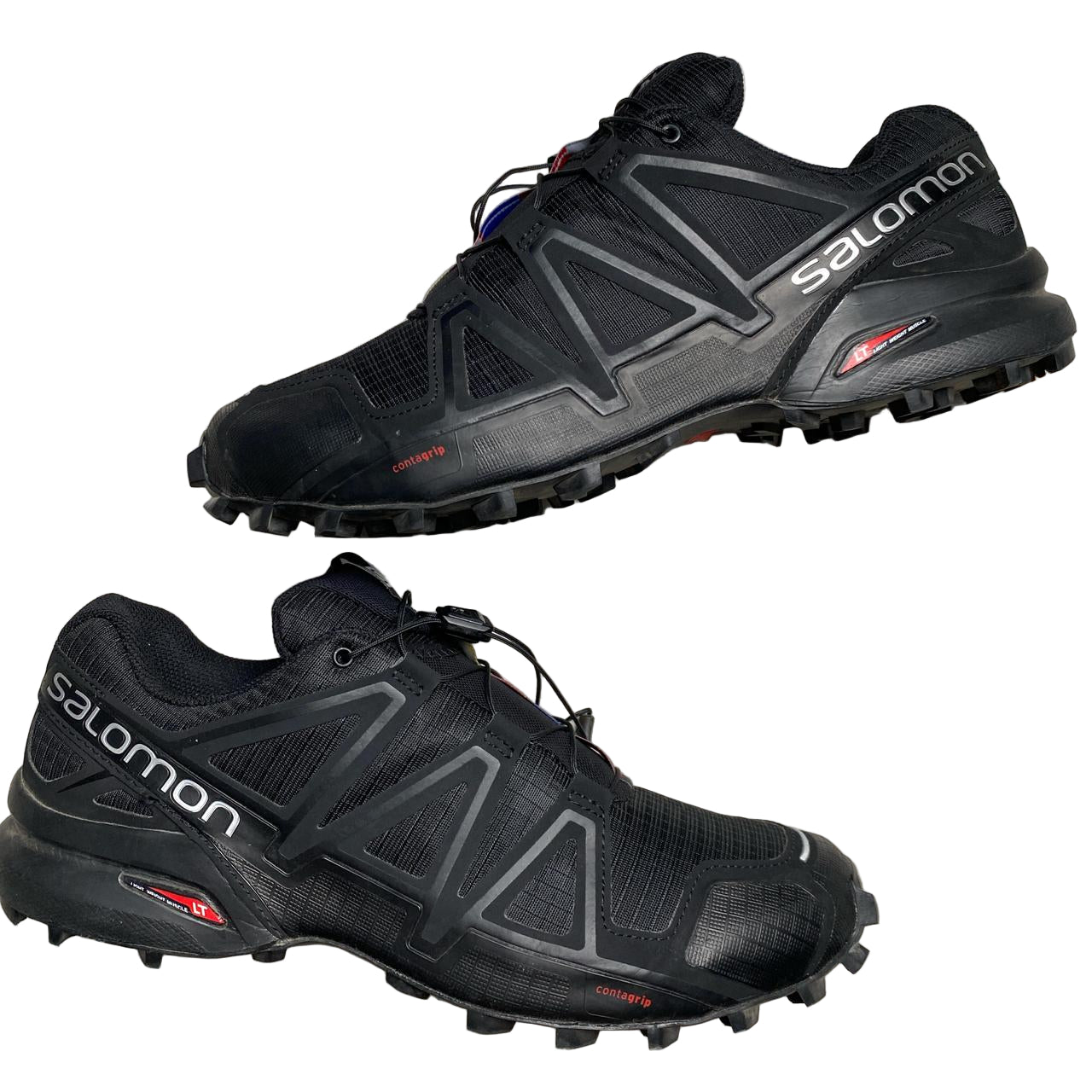 Salomon Speedcross 4 Black and White Trainers (UK 9.5)
