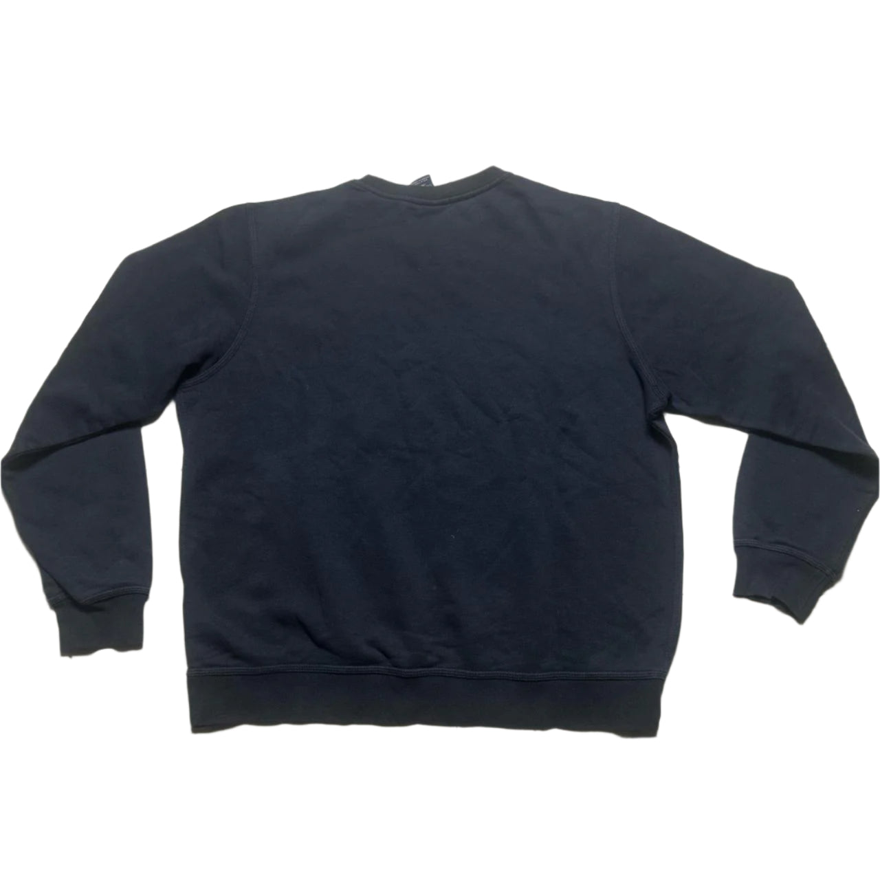 Nike Navy and White Swoosh Jumper (XL)
