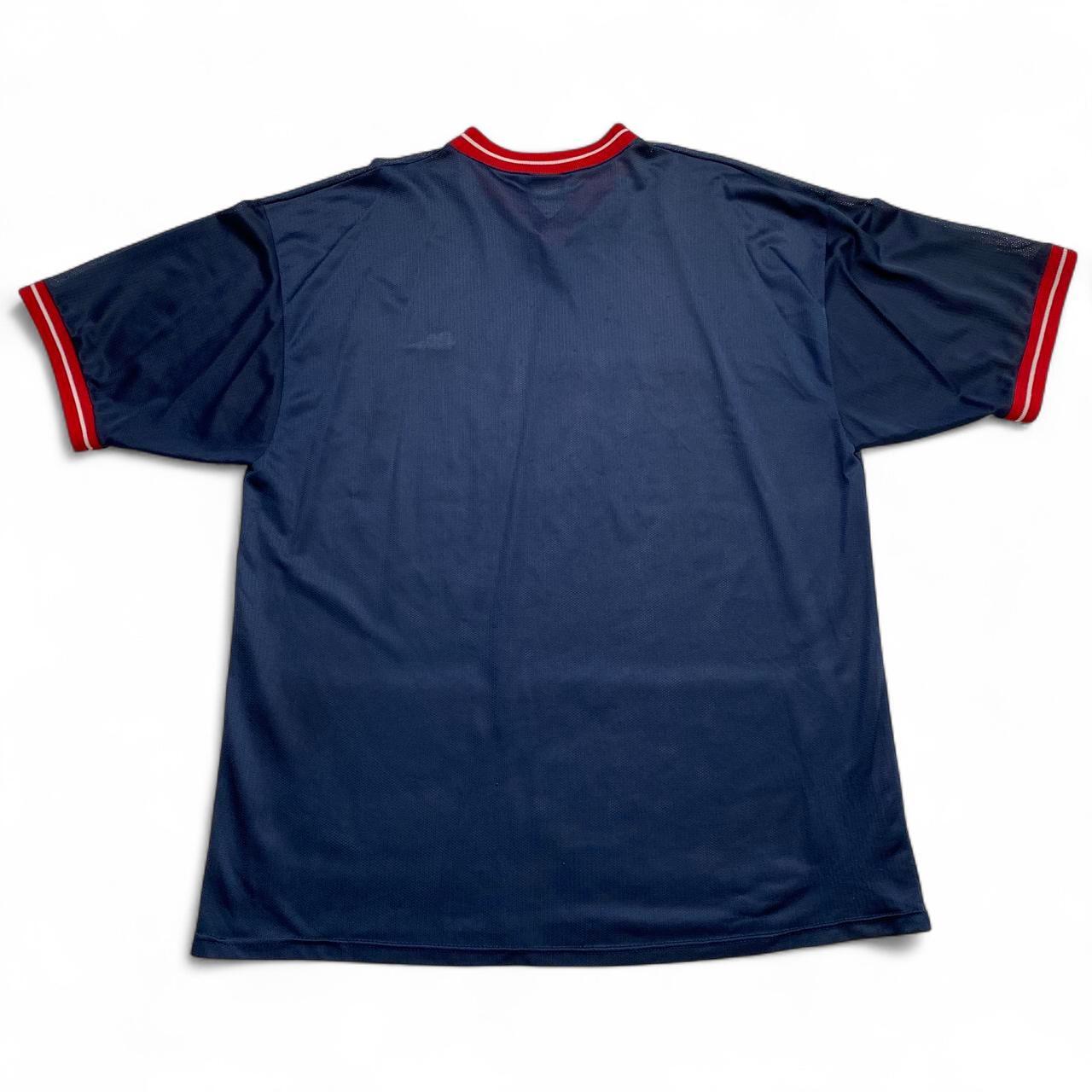 No Fear Vintage y2k Navy Red and White Jersey (L)