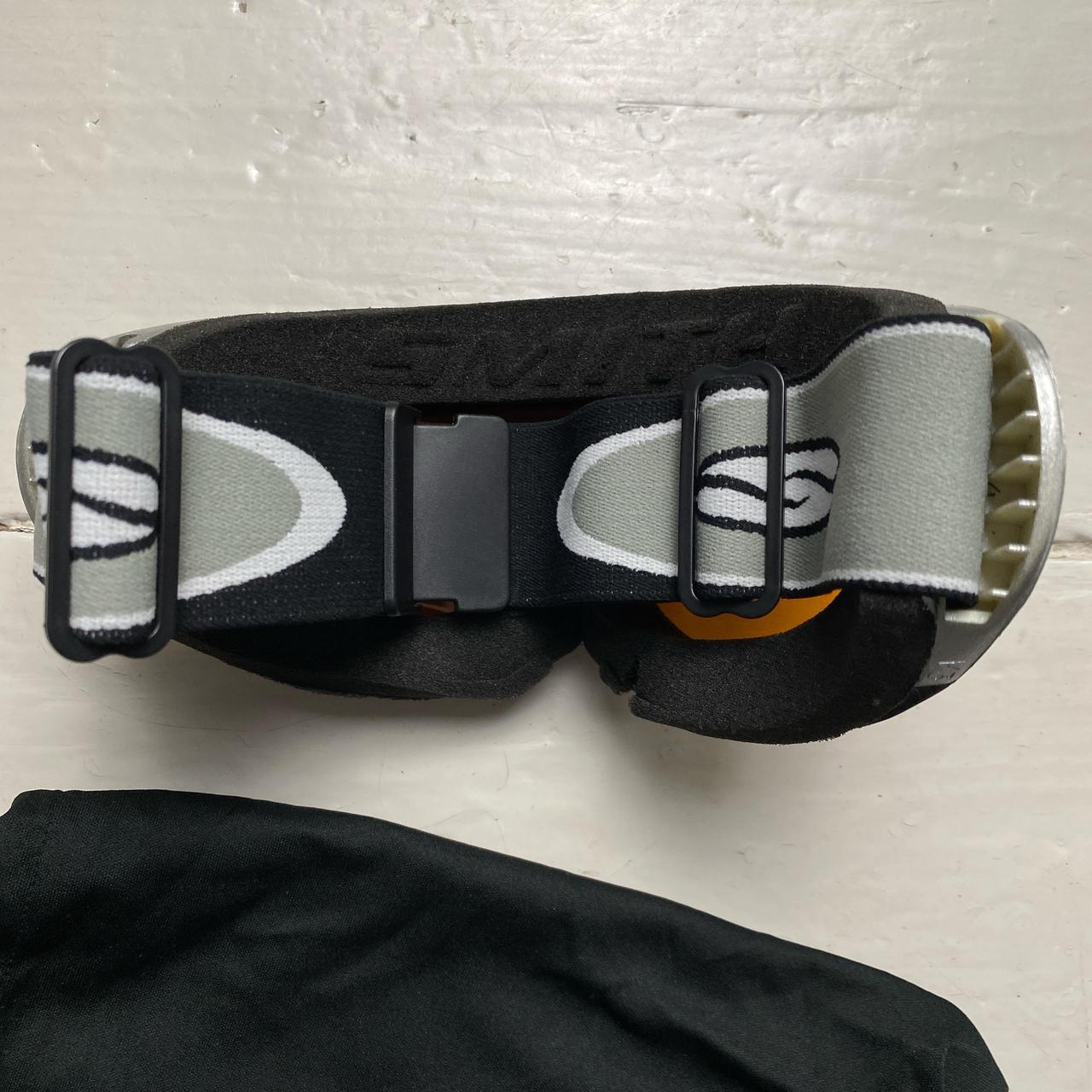 Smith Snowboarding Ski Goggles Silver and Orange