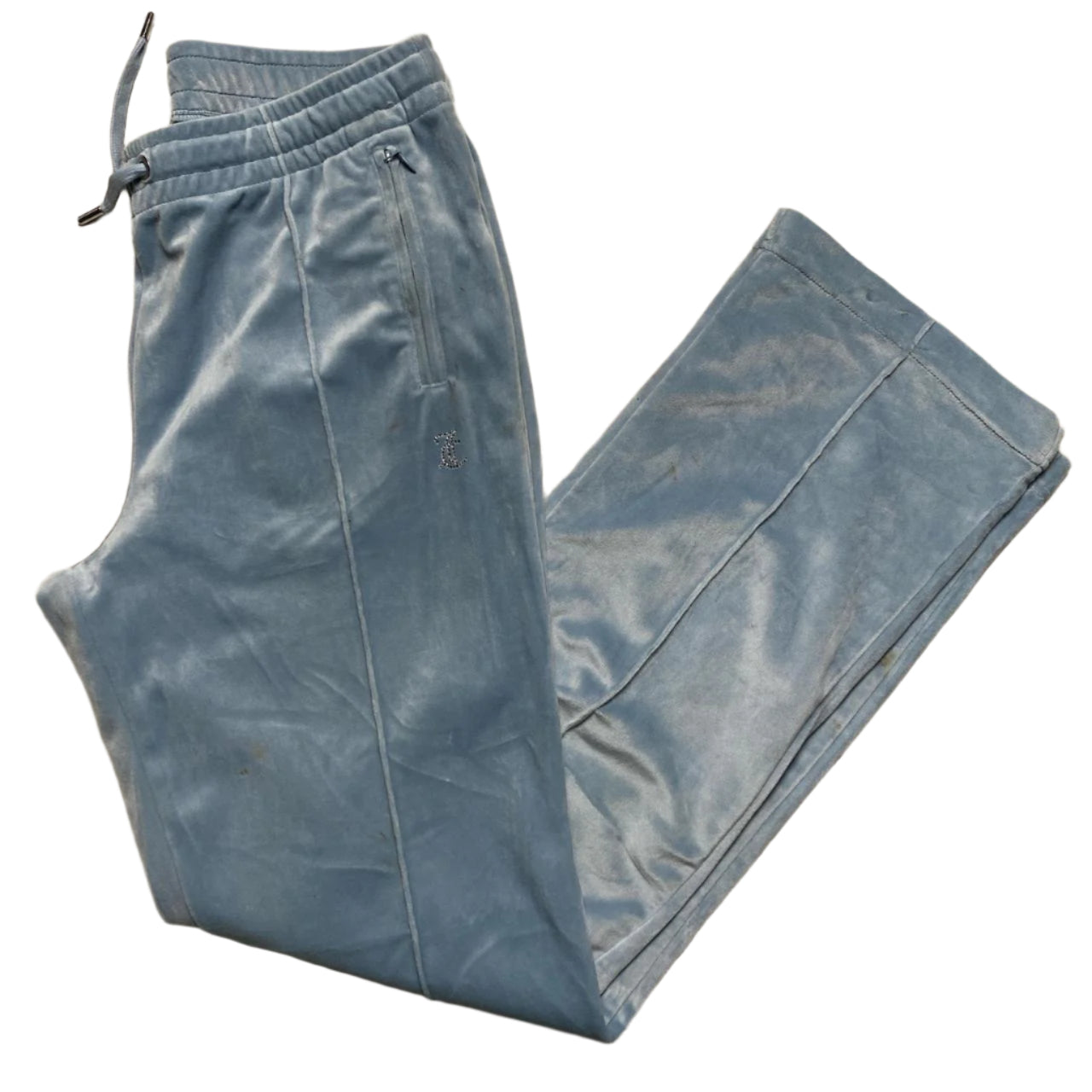 Juicy Couture Baby Blue Diamante Joggers ((L)