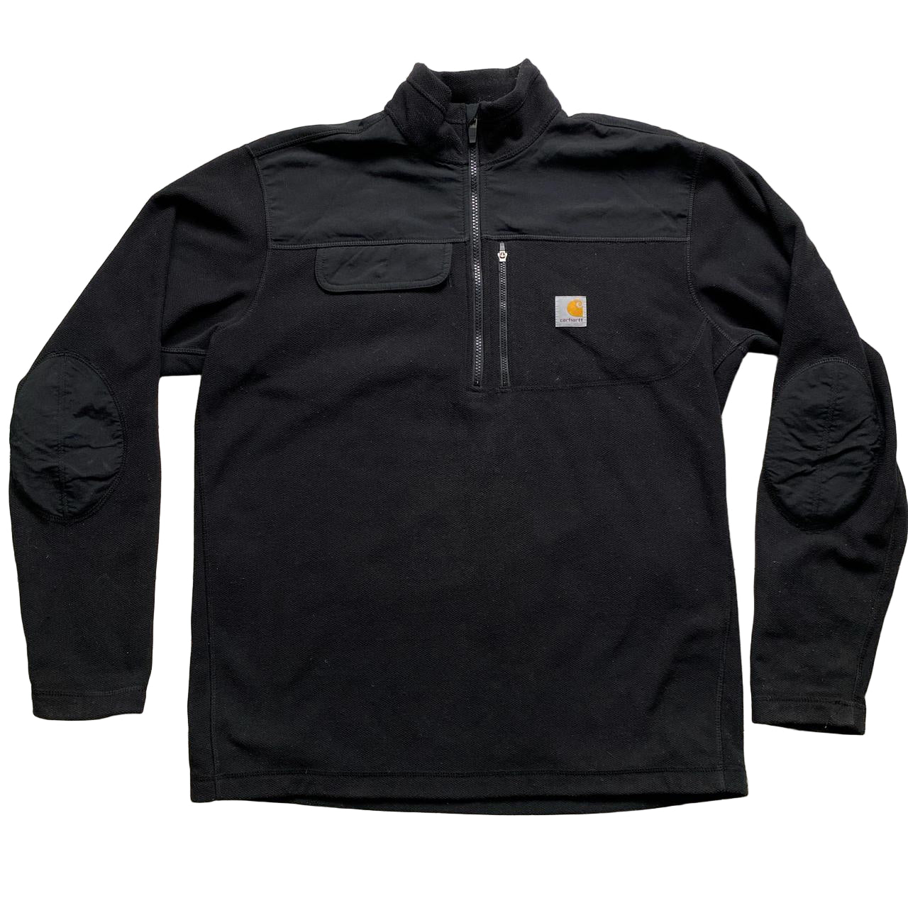 Carhartt Quarter Zip Black Jumper (M)