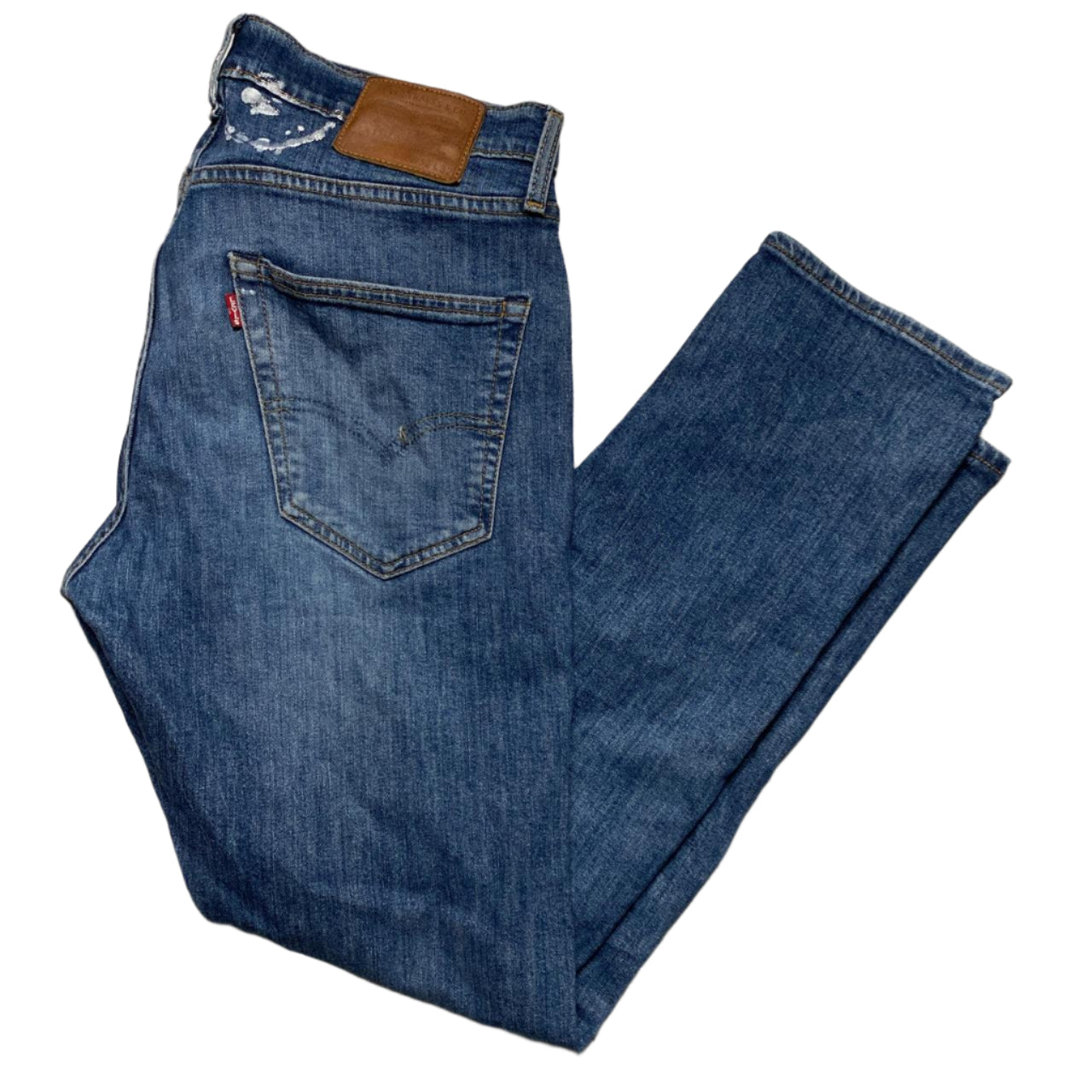 Levis 502 Slim Straight Blue Jeans (32W)