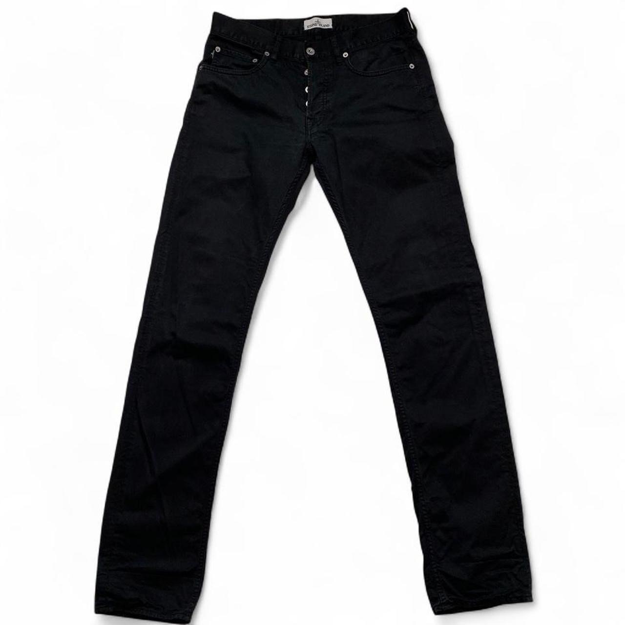 Stone Island Black Slim Straight Trouser Jeans (30W)