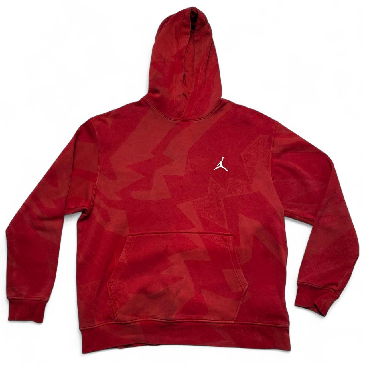 Jordan 23 Red and White Hoodie (L)