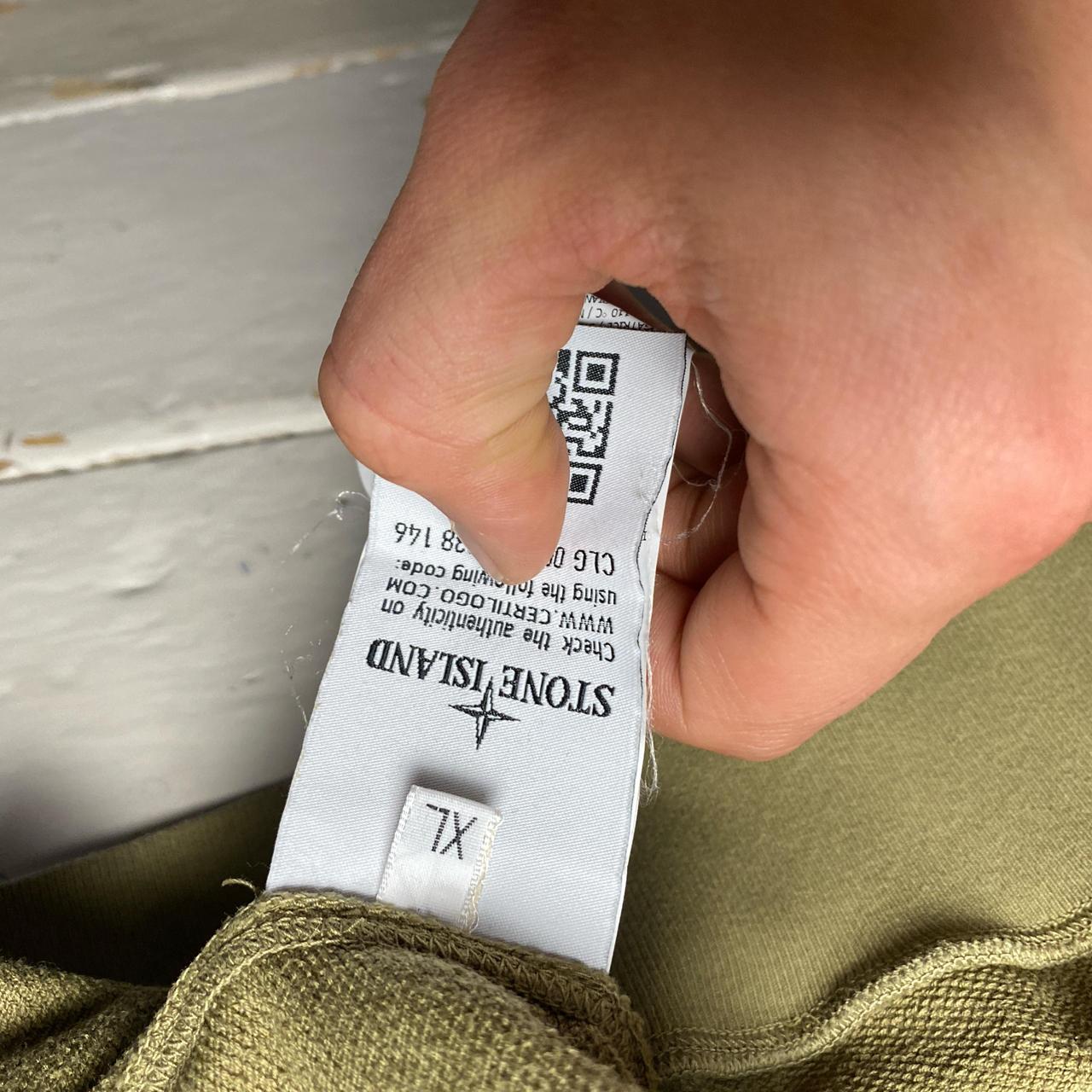 Stone Island Olive Green Crewneck Jumper (XL)