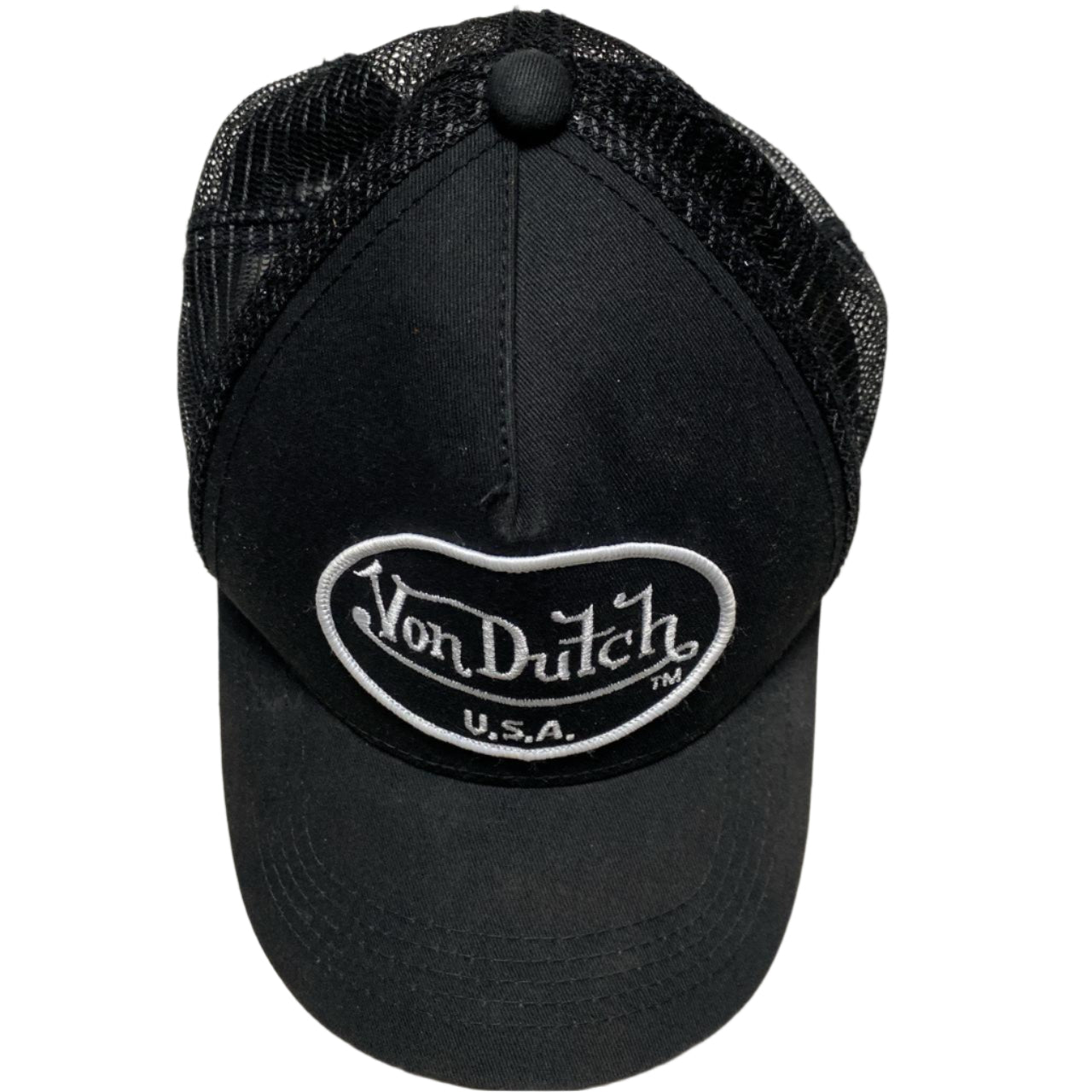 Von Dutch Black and White Trucker Cap