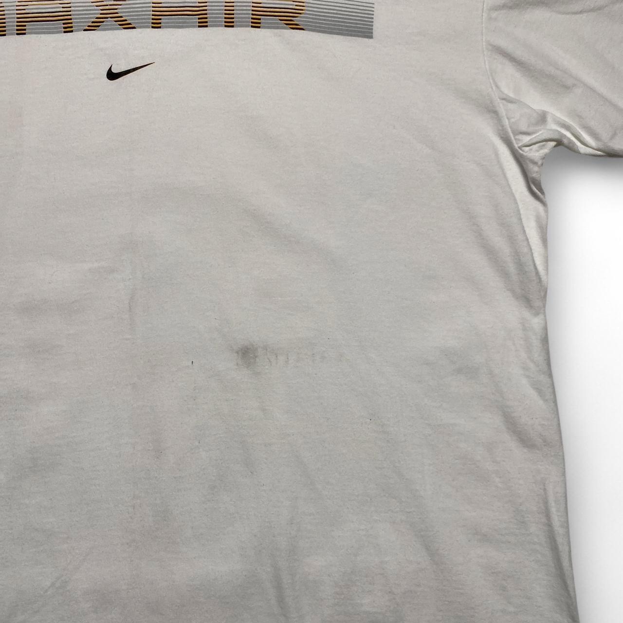 Nike Air Max Vintage y2k White Black and Yellow T Shirt (2XL)