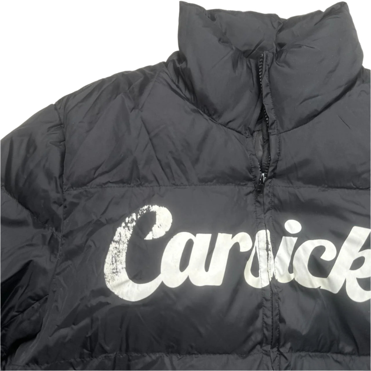 Carsicko Black and White Puffer Heart Coat (S)