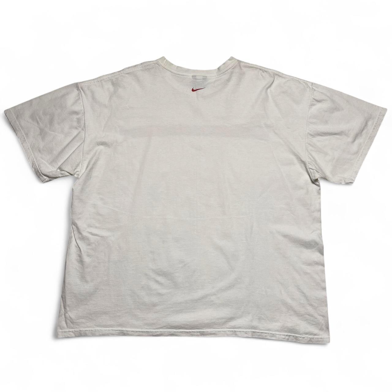 Nike Air Max Vintage y2k White Black and Yellow T Shirt (2XL)