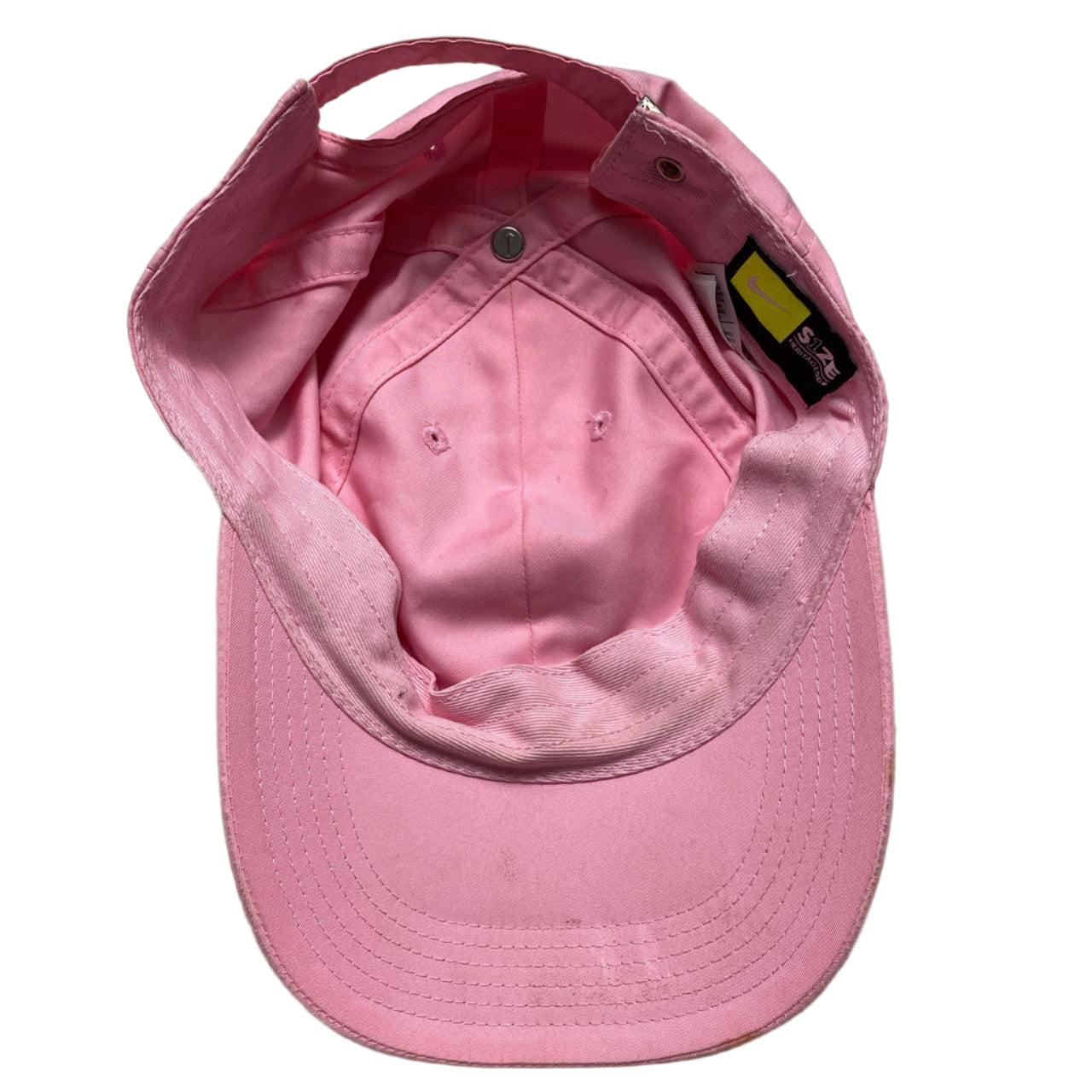 Nike Metal Swoosh Pink ad Silver Cap