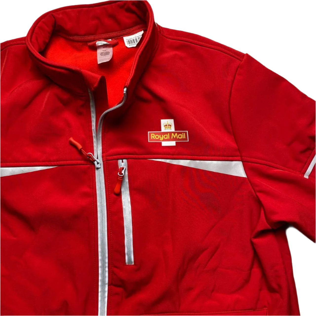 Royal Mail Red And Silver Reflective Panels Bomber Jacket (L)