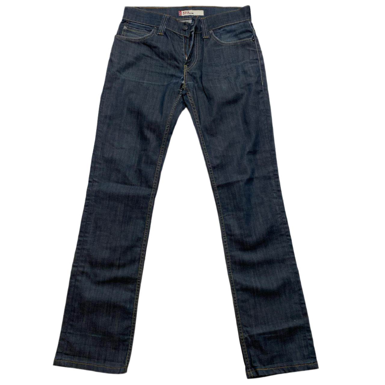 Levis 511 Navy Blue Slim Straight Jeans (32W)