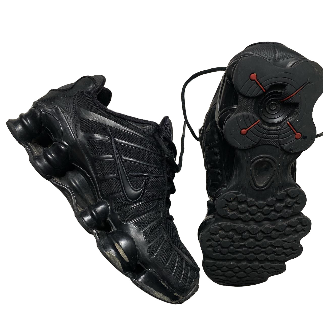 Nike Shox TL Black and Red (UK 6.5)