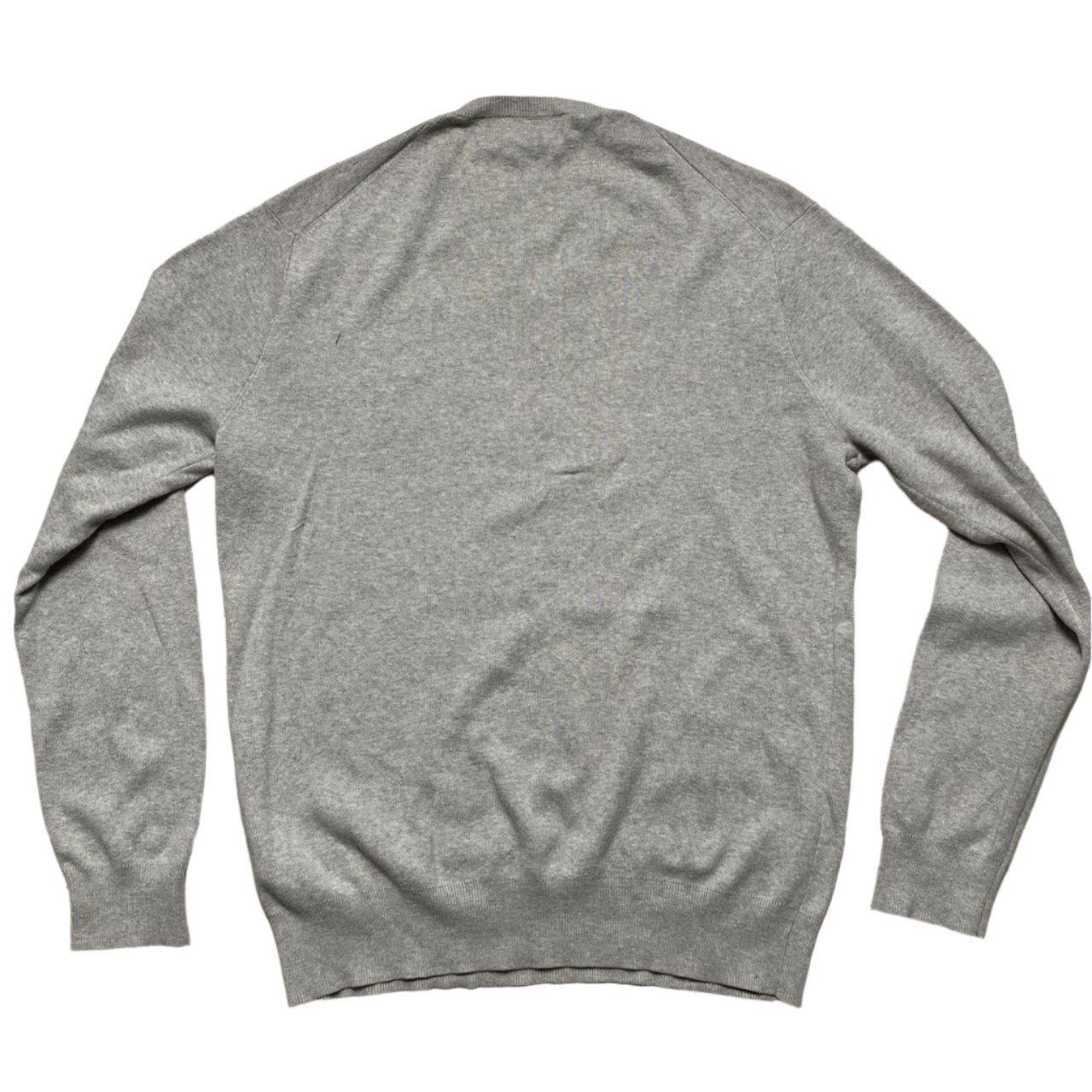 Ralph Lauren Polo Grey and Navy Pony Jumper (S)