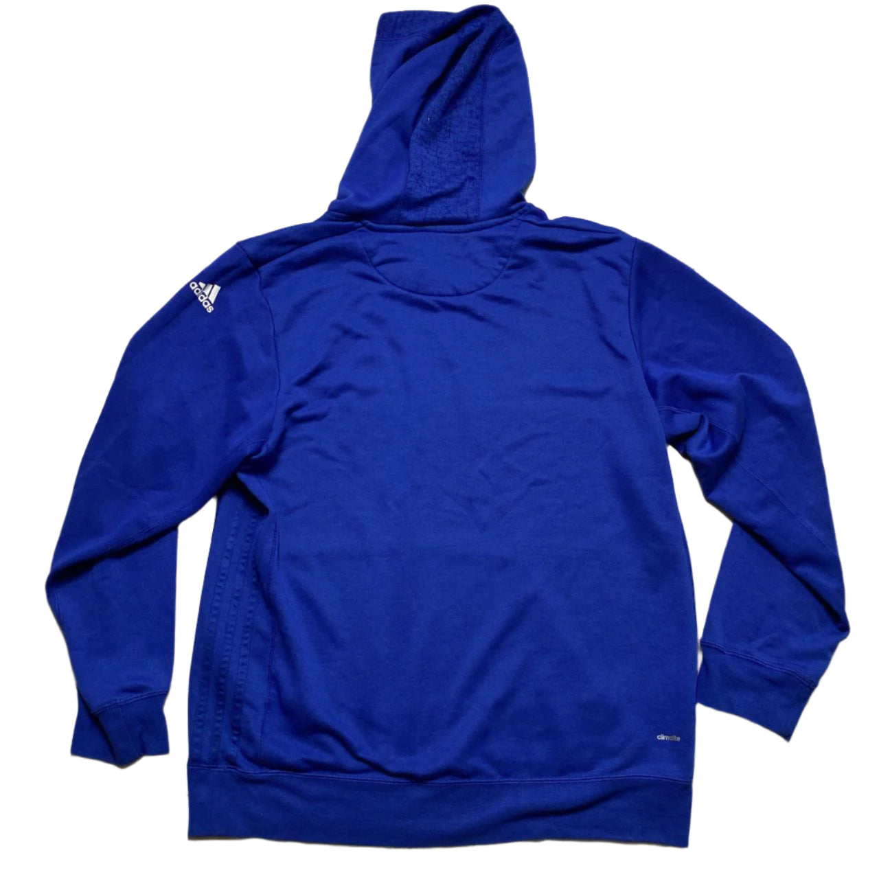 Adidas Blue and White Chelsea Hoodie (L)