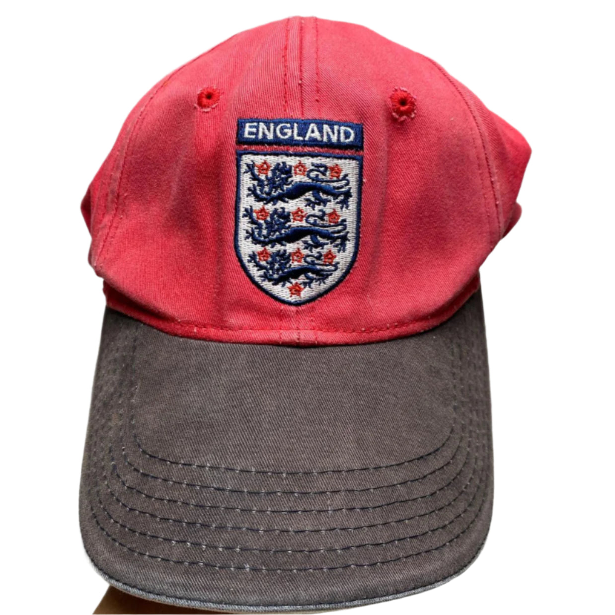 England Umbro Vintage Red and Black Cap