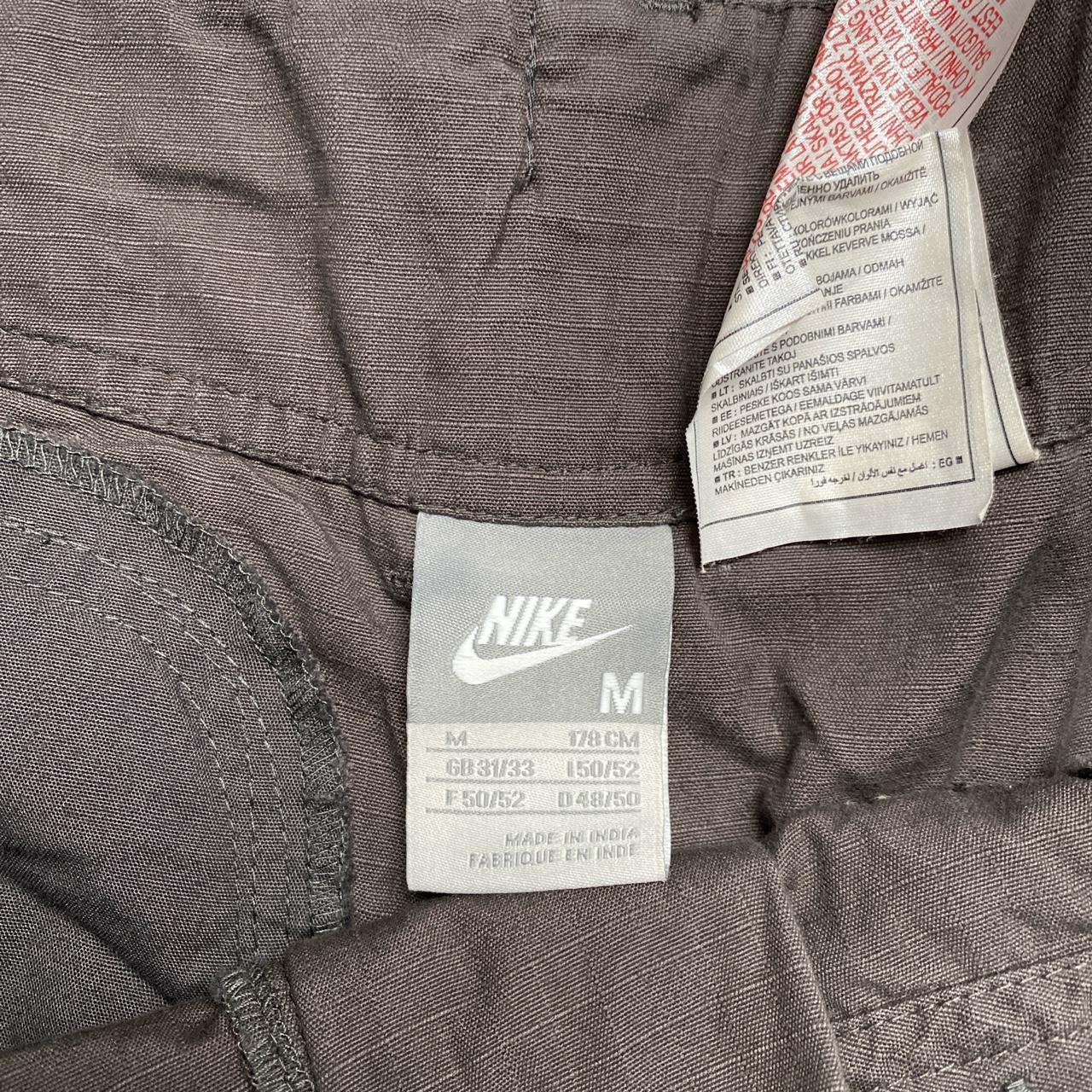 Nike Vintage Baggy Brown Cargo Combat Trousers (34W)