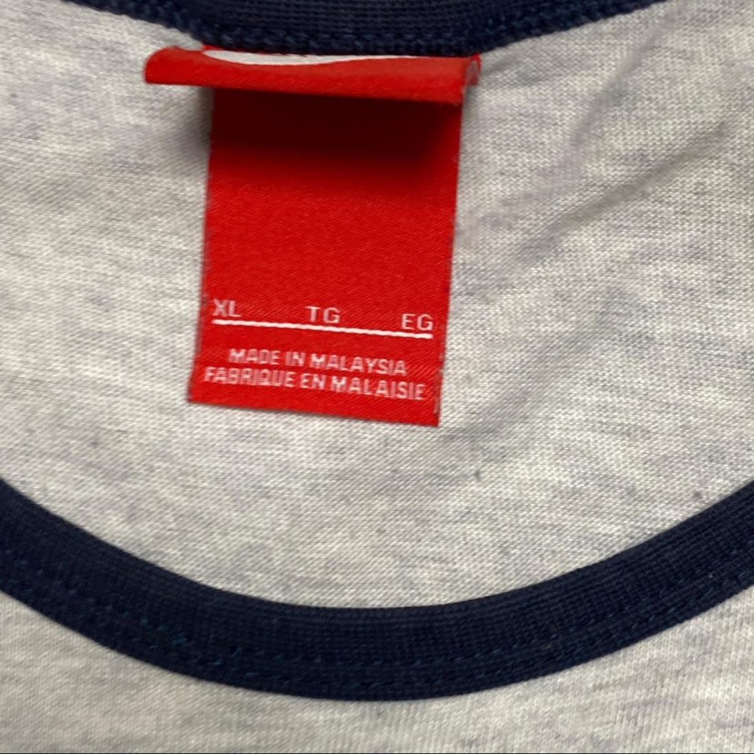 Nike Air Grey and Blue Vest (XL)