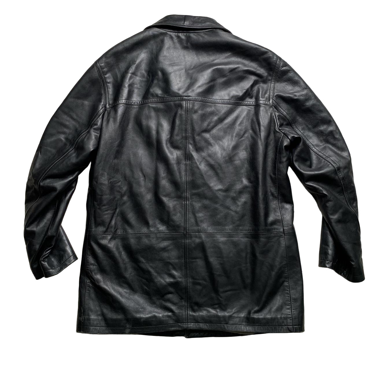 Versace Classic V2 Vintage Soft Leather Long Coat (L)
