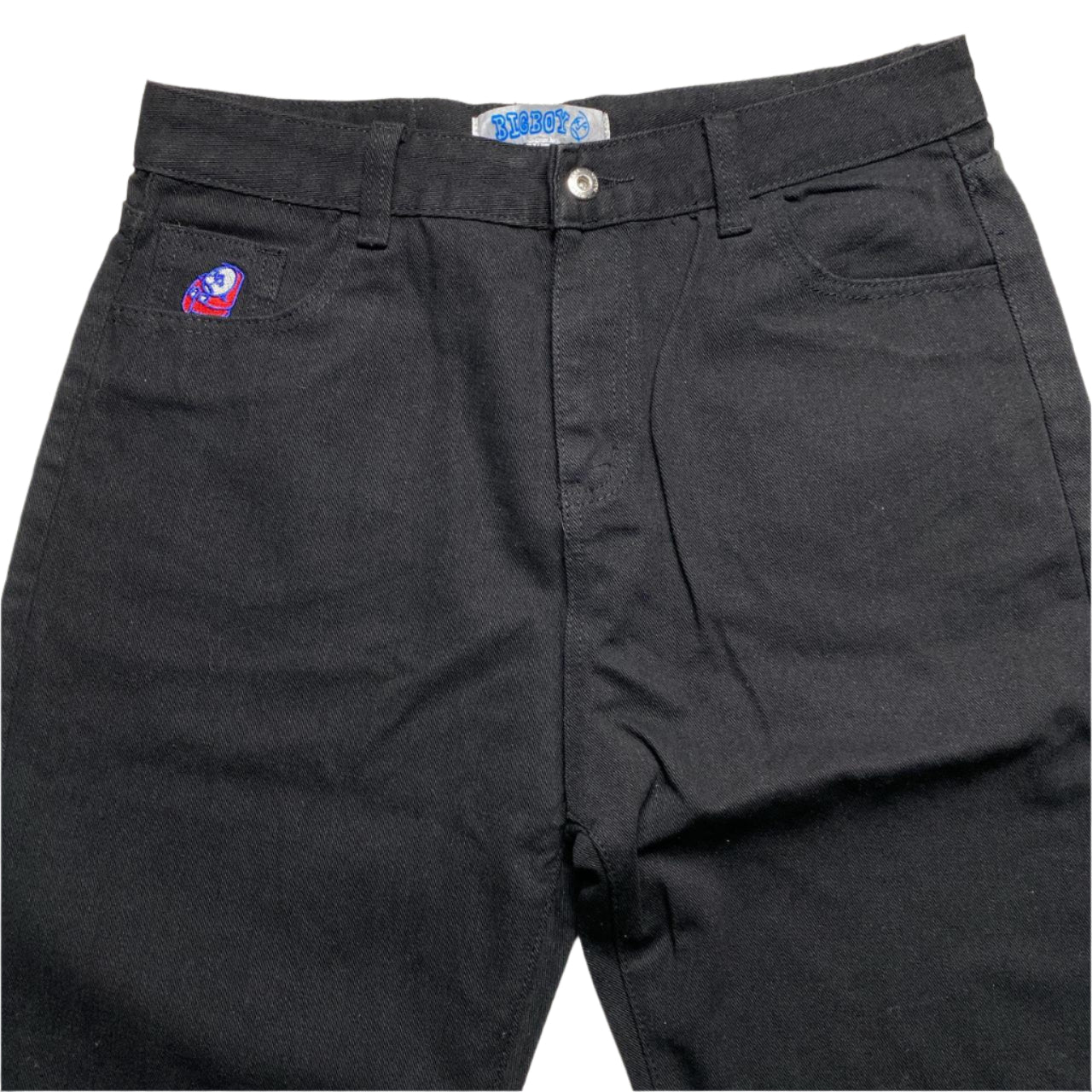 Polar Skate Co Big Boy Baggy Black Jeans (34W)