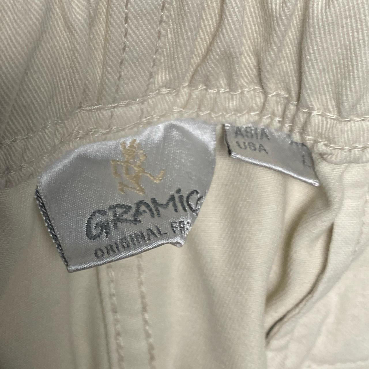 Gramicci Cream White Cargo Shorts (L)