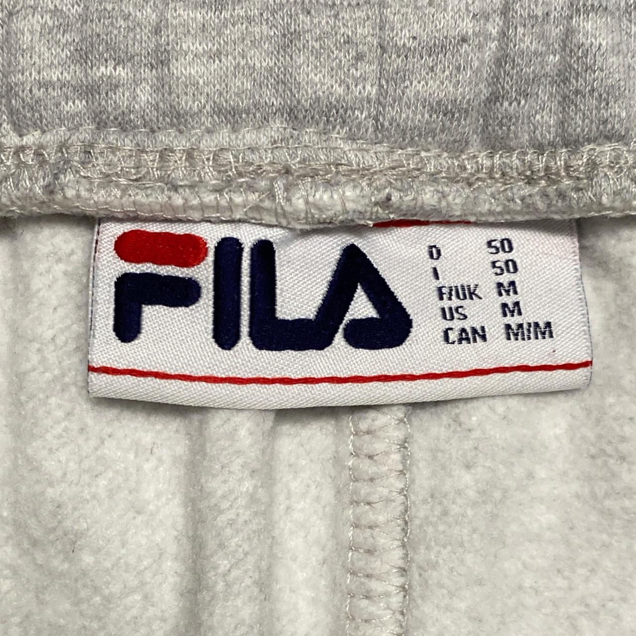 Fila Grey Slim Straight Big Spellout Joggers (M)