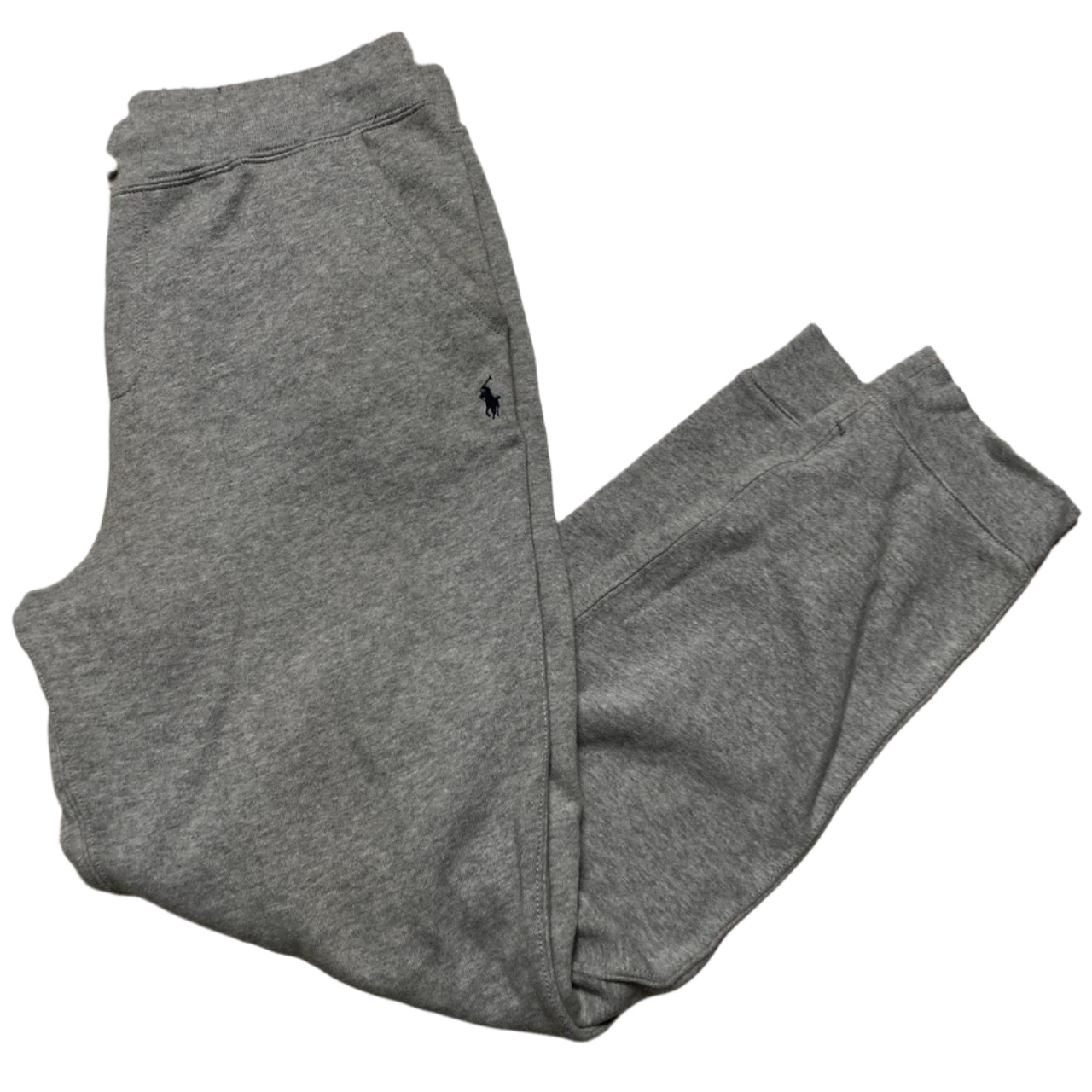 Polo Ralph Lauren Grey and Navy Pony Joggers (M)