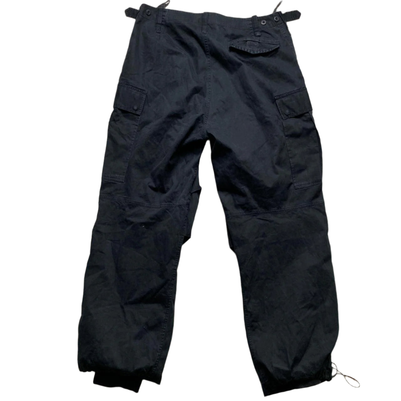 Maharishi Black Baggy Cargo Snopant Trousers (M)
