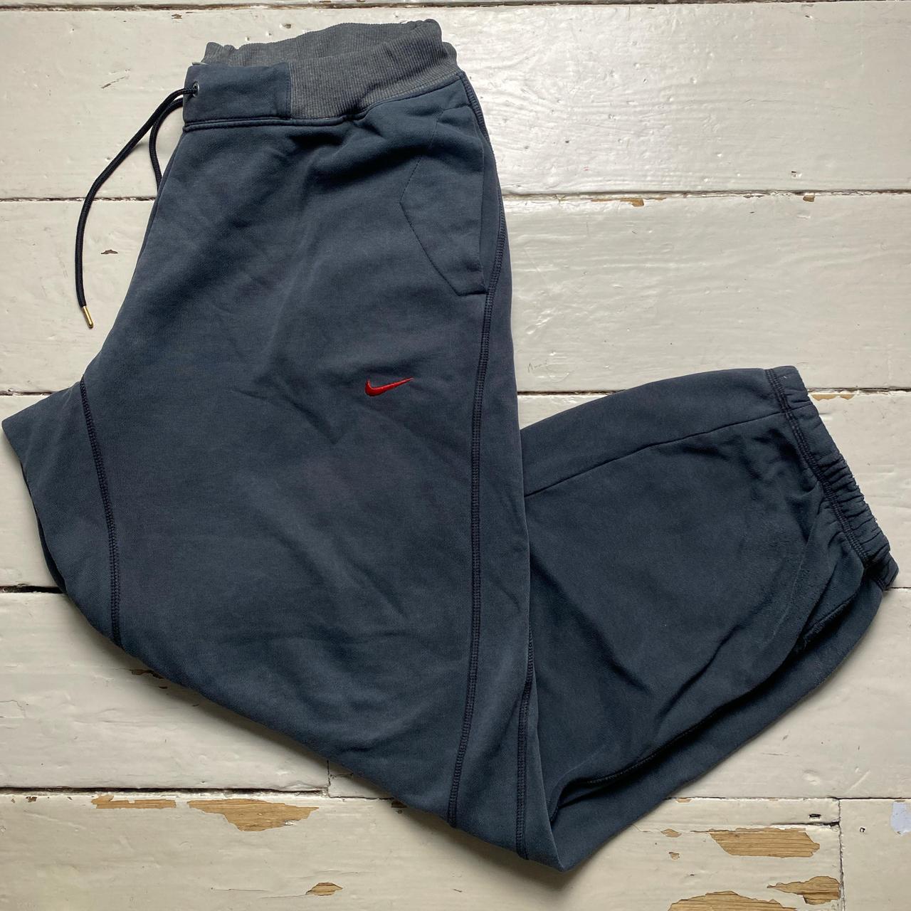 Nike Vintage Navy Grey and Red Baggy Joggers