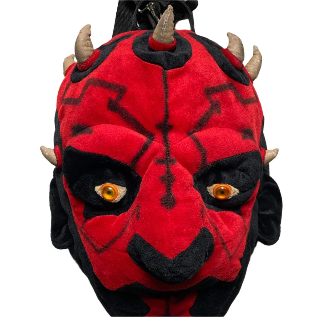 Star Wars Darth Maul 90’s Big Backpack Head Black and Red
