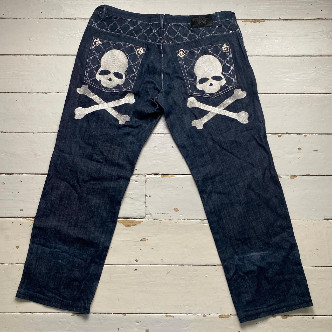 Crown Collective Baggy Skull Jeans