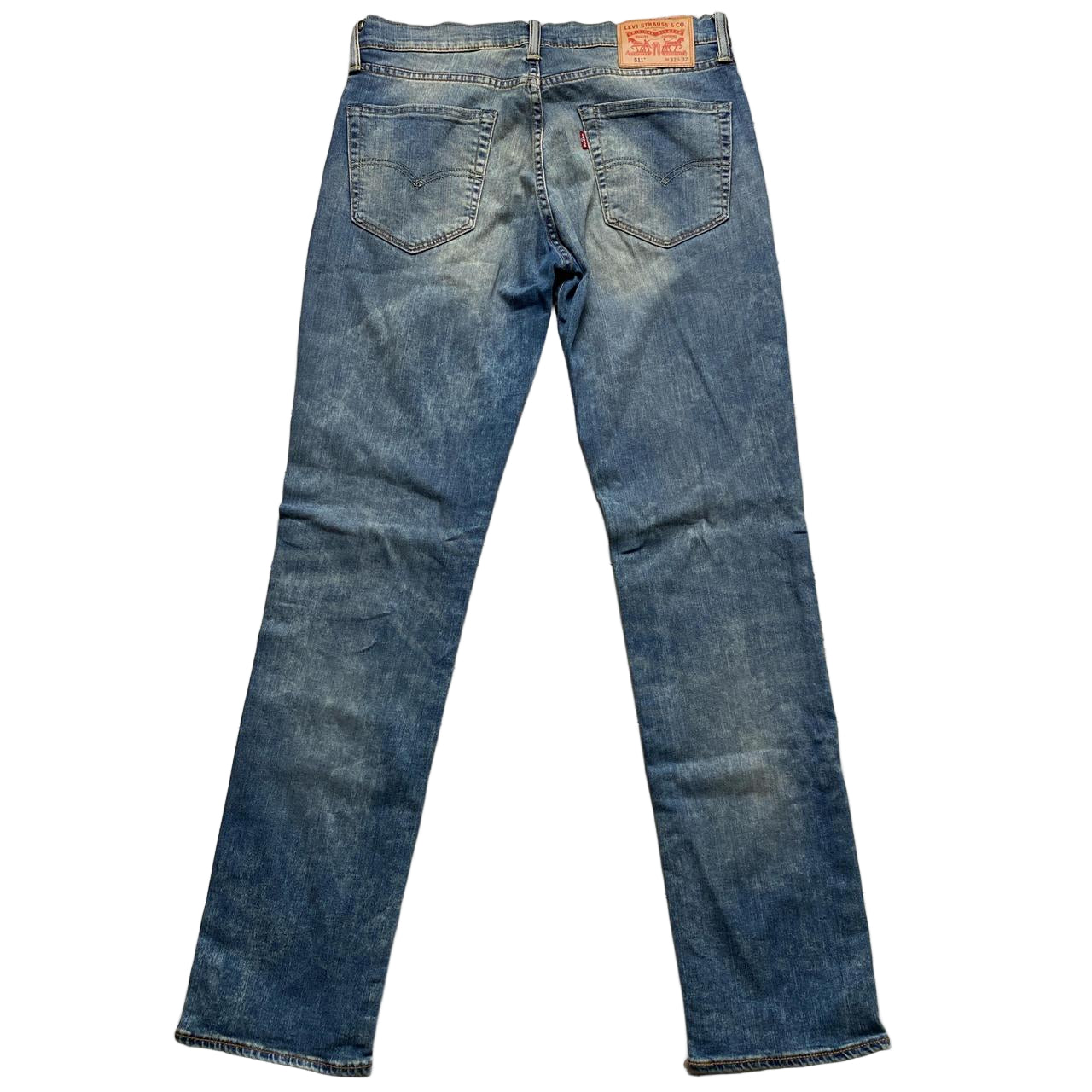 Levis 511 Light Blue Stonewash Jeans (32W)