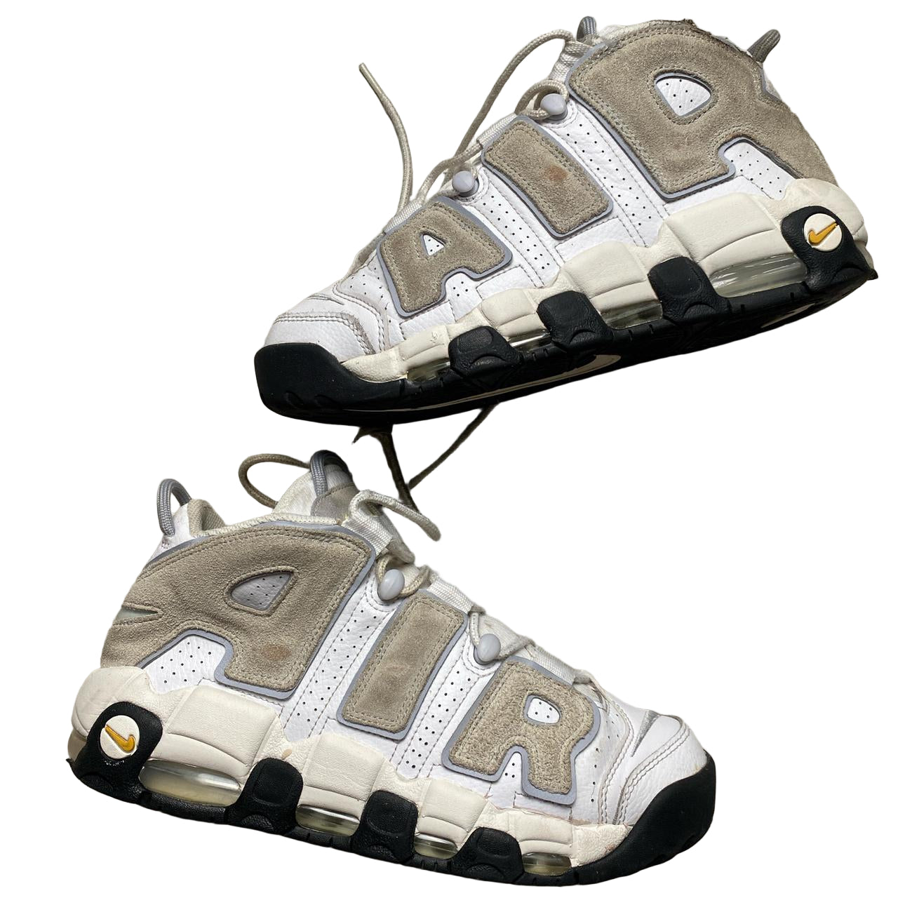 Nike Air More Uptempo White and Grey (UK 8)
