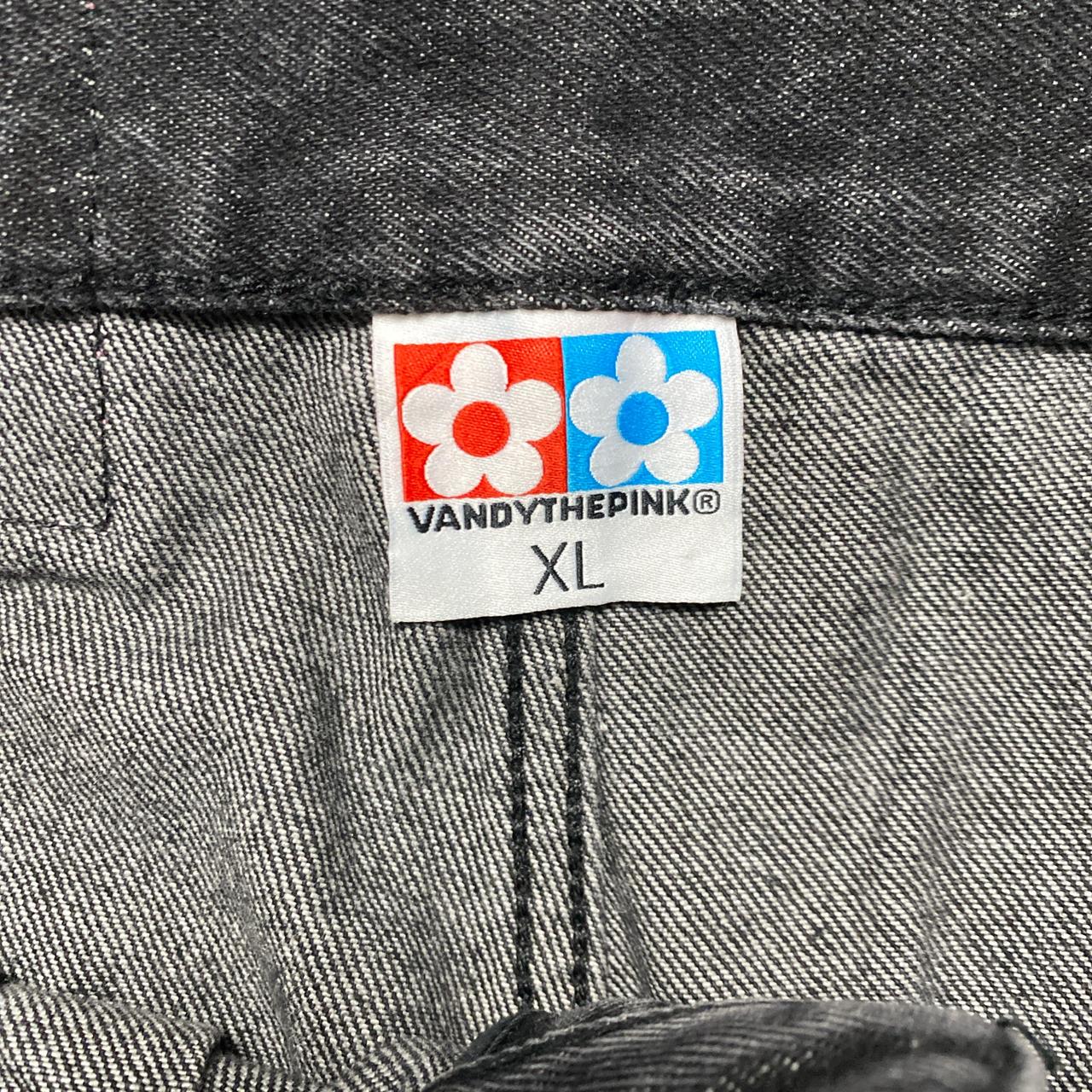 Vandy The Pink Grey Baggy Jorts Jean Shorts (XL)