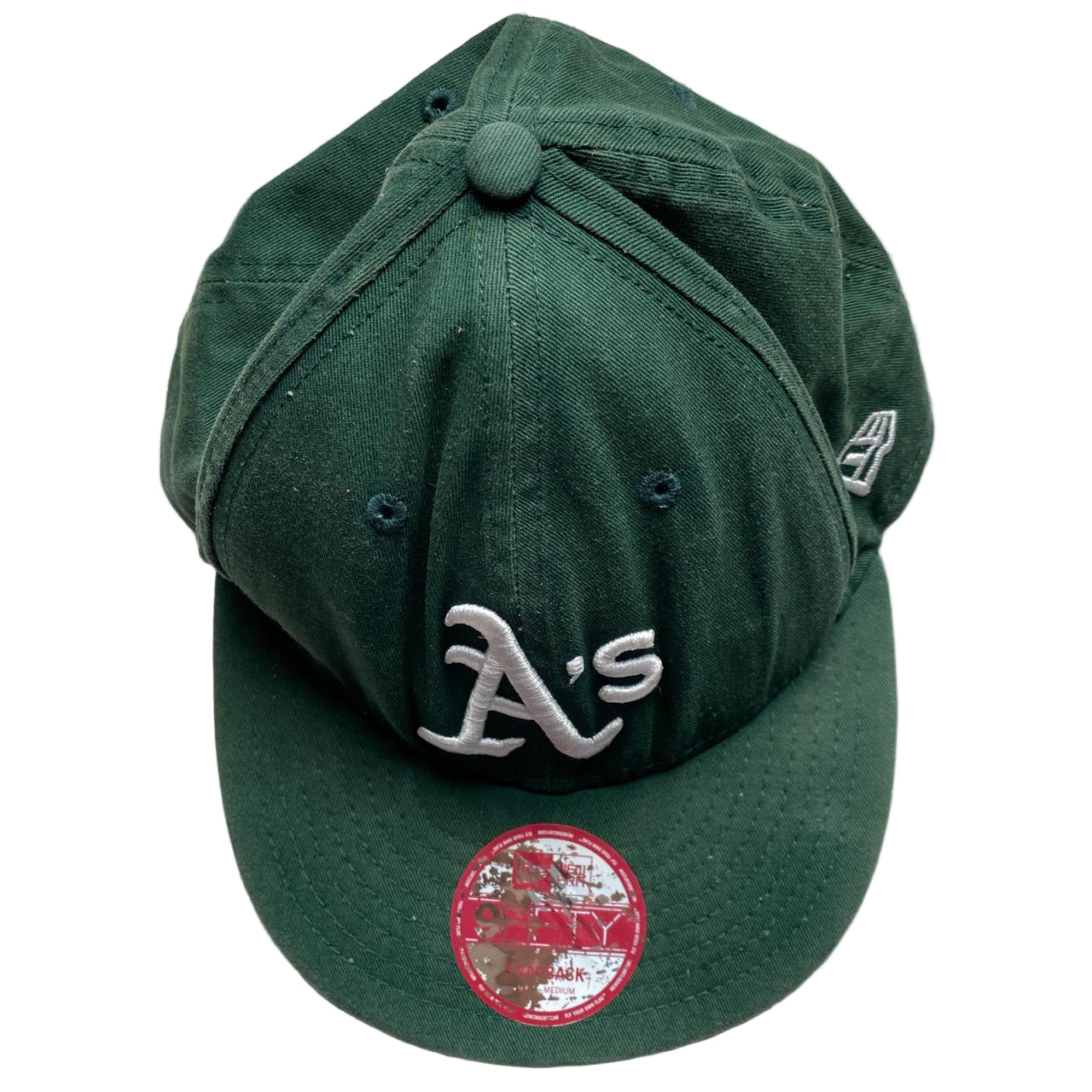 New Era Oakland Athletics Green and White Snapback Cap