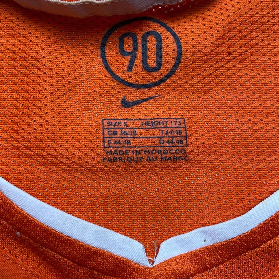 Nike Total 90 Netherlands Holland Vintage 00’s Home Football Jersey (S)