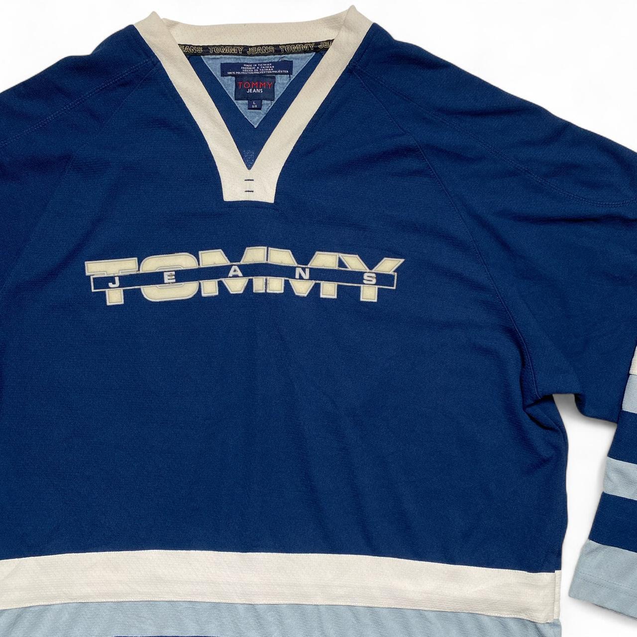 Tommy Hilfiger Vintage 90’s Long Sleeve Hockey Jersey (L)