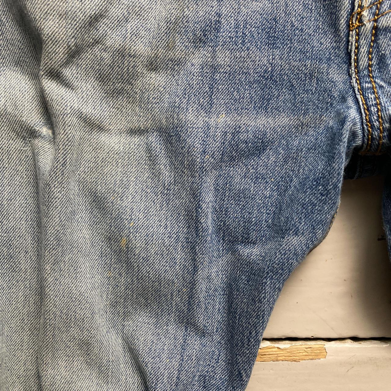 Levis Vintage 501 Jean Short Jorts Light Stonewash Blue (32W)