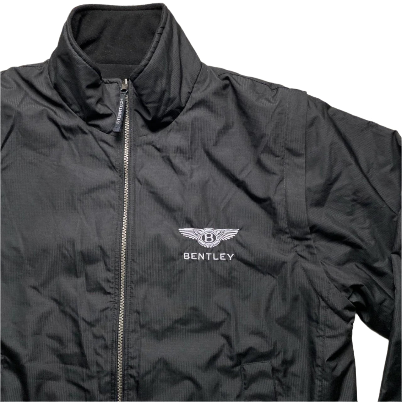 Bentley Black and White Reversible Fleece Jacket and Gilet (M)