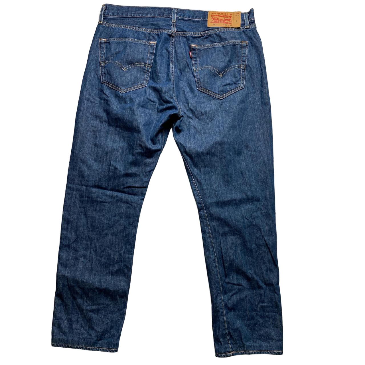 Levis 501 Baggy Navy Jeans (36W)